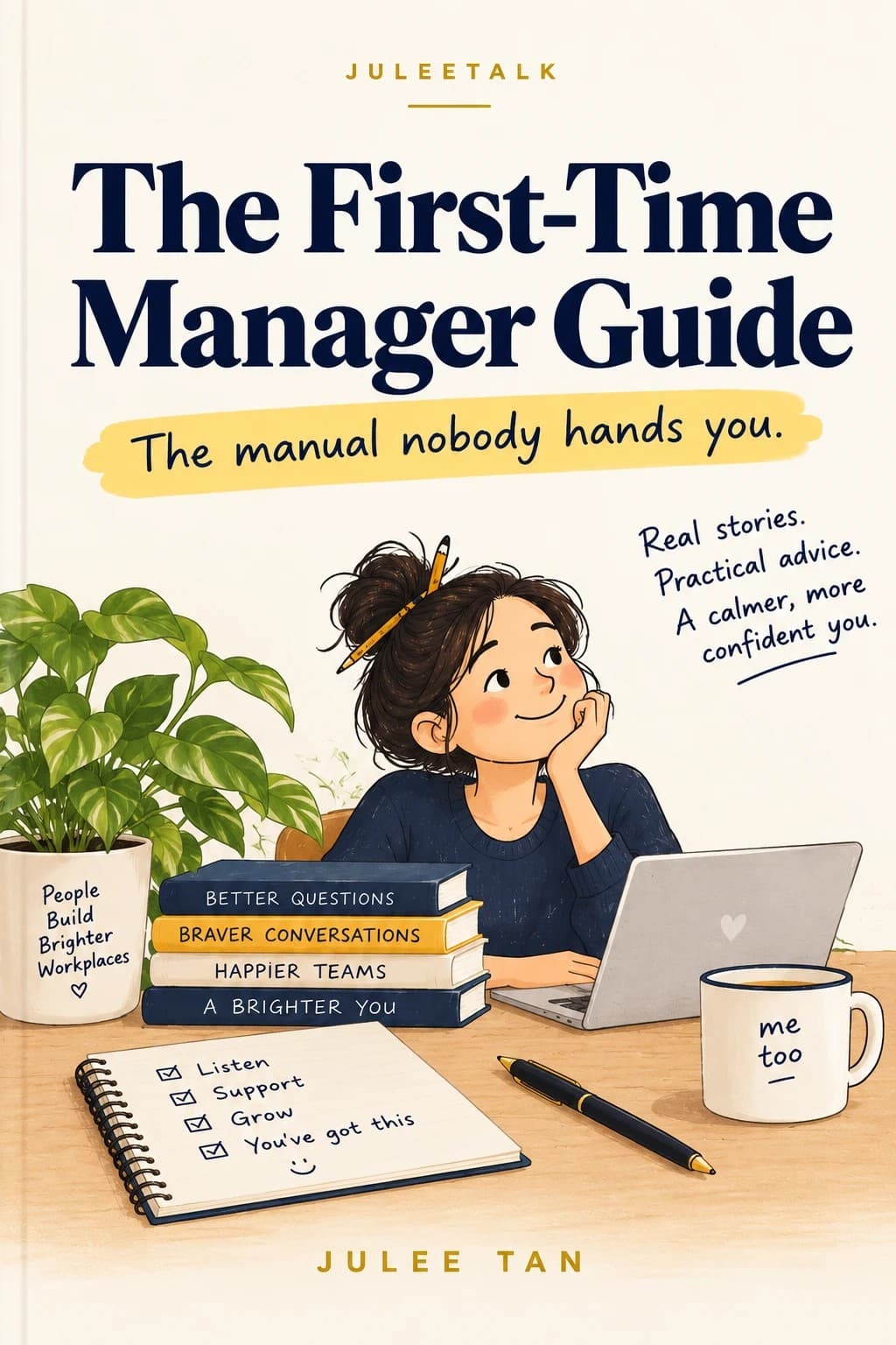 The First-Time Manager Guide — the actual ebook cover